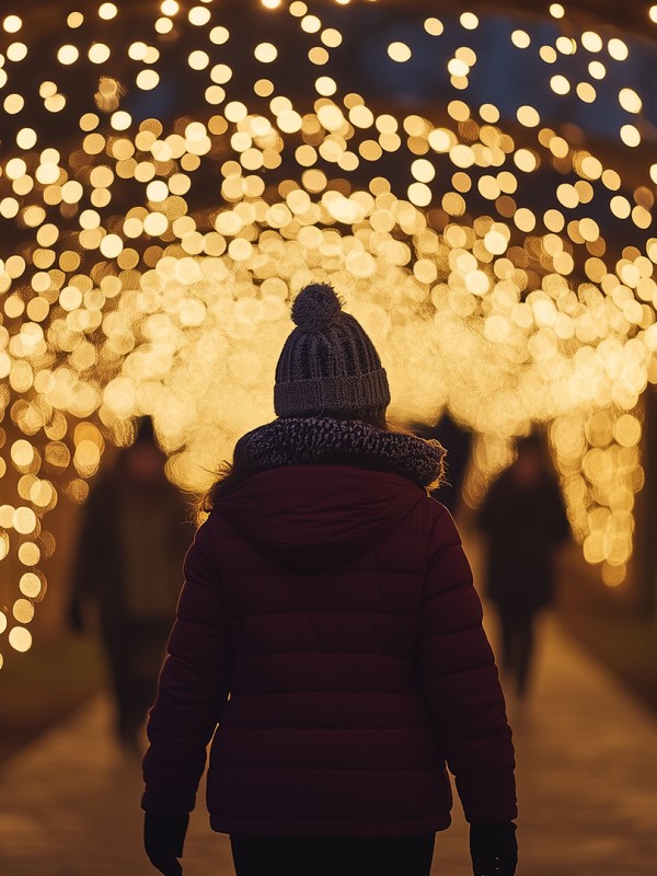 Festive Farm Light Trail